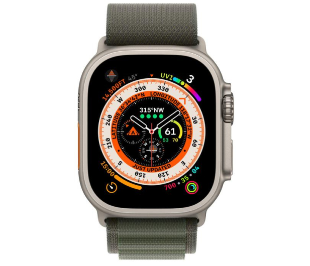Apple Watch Ultra Titanium/Green Alpine Loop S LTE - 1071573 - zdjęcie 3